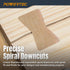 POWERTEC Router Brass Inlay Kit, Router Bushing Guide Set, Centering Pin, Solid Carbide Router Bit, Woodworking