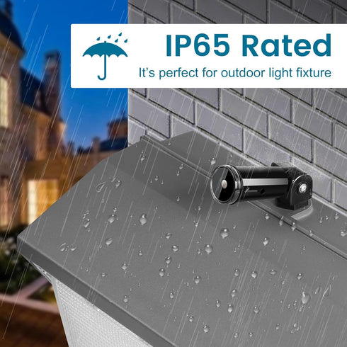 Generic Outdoor Photocell Sensor, Dusk to Dawn Day Night Swivel Mount Conduit Lighting Control, Photoelectric Sensor
