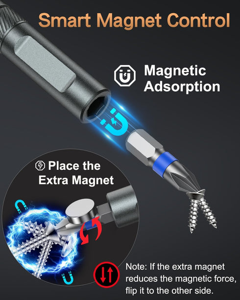 74 1 Set, Set Bomivoi in Magnetic Screwdriver Multi Bit Ratchet Screwdriver with Detachable Handle, Repair Tool Kit