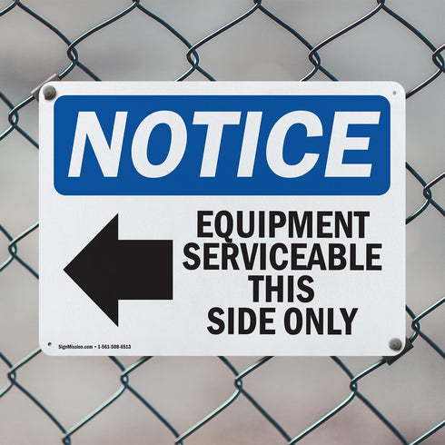 (2 Pack) OSHA Notice Sign, 14 Inch X 10 Inch Indoor/Outdoor Rust-Free Aluminum Metal Signs for Workplace