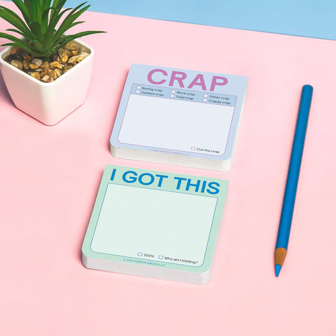 Knock Knock I Got This Sticky Note | Pastel Version | 3 x 3-Inches | Pack of 1