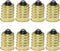 E14 to E12 Adapter SQXBK, 8PCS Gold European Base to Candelabra Screw Lamp Adapter