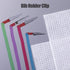 4 Pieces Multicolor Napkin Holder Bibs Clips for Dental, Neck Chains with Metal Clips for Dental Clinic, Home Dining