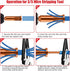 Feekoon Wire Twisting Tool, 3 Way/5 Way Stripping Tool with 1/4" Chuck, Wire Twister Connector