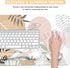 Set, 4Pcs (35.415.7 Set Keyboard Mouse Pad Extended Mouse Pad+Keyboard Wrist Rest Support, Memory Foam Ergonomic Easy