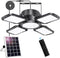 Aqonsie Solar Shed Light Outdoor Indoor, 176LED Solar Powered Motion Sensor Pendant