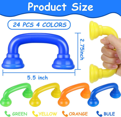 Shappy Supplies(24 Bulk Reading Phones for Classroom Auditory Feedback Phone Manipulatives for Preschool Children