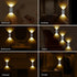 Dimmable, 2 Pack 2 Pack) easuntec Rechargeable Motion Sensor Night Light Warm White, Wireless Magnetic Stick-on