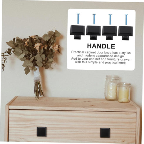 4Pcs Outanaya Sturdy Door Handles for Cabinets Bedside Tables Durable Solid Pulls with Smooth Finish for Home Furniture