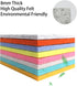 8 MM Thick Felt Furniture Pads (Non-Adhesive), 15 x 12 Gray Felt Pads for Furniture, Cuttable for Crafts