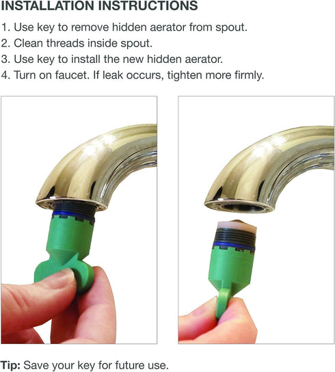 Danco Faucet Aerator Key Removal Tool, M24x1, M21.5 1, M18.5 1, M16.5 1, Multiple Colors (11032)