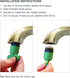 Danco Faucet Aerator Key Removal Tool, M24x1, M21.5 1, M18.5 1, M16.5 1, Multiple Colors (11032)