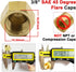 Legines 3/8" Flare Cap, Brass SAE 45 Degree Flare Tube Fitting, Pack of 2