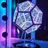 WBTY Dodecahedron Art Light, Space LED Light Adjustable Color Light, Creative Cool Infinite Color Night Light Ambient