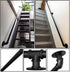 ALDEPO 30-600Cm Non-Slip,500Cm 50cm Grab Bars Stair Railing Handrail - Wrought Iron Non-Slip Armrest, Rustic Black