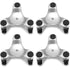 Yopay 4 Pack Steel Tri-Dolly, 200 lbs Load Capacity 3 Wheel Mover