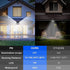 Merece Light 6 Pack, 100LED/3 270 IP65 VINHMOR Solar Lights Outdoor Modes Lighting Angle Motion Sensor Security Lights