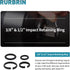 10 Sets of 1/2 inch & 3/8 inch Impact Wrench Retainer Rings with O-ring