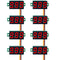 8Pcs Red 0.36 Inch DC LED Voltage Display Voltmeter, Digital DC Meter Head for Variable Power Display