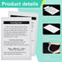 Sliner 100 Cr80 Pcs Credit Card Reader Cleaner Cards Dual Side Reader Cleaning Scanner Cleaning Sheets Pos Swipe