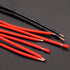 Twidec 20Pcs Female Spade Crimp Terminal Kit, 4.8mm & 6.3mm, Red + Black Insulating Sleeve Quick Splice