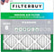 Filterbuy 20x20x1 Air Filter MERV 8 Dust Defense (1-Pack), Pleated HVAC AC Furnace Replacement Filter (Actual Size: