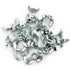 Yoliko 38 5 5/32",3/16",1/4",5/16",3/8" Pcs Sizes Wingnuts, Quality Carbon Steel Wing Nuts Zinc Plated Fasteners Parts