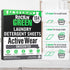(104 Rockin' Green Active Wear Travel Laundry Detergent Sheets Unscented - Mess-Free Laundry Sheets Detergent