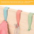 uxcell 4 Pack Over The Door Hook, Carbon Steel Single Hooks, Metal Door Hanger for Home Kitchen Decoration (Green)
