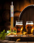 Triple Scale Hydrometer, Alcohol Hydrometer for Wine, Mead, Kombucha & Beer Brewing Supplies