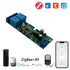 Zigbee Tuya Smart 2 Channel Smart Relay Module with 433RF Remote Control USB 5V 7-32V Jog/Lock Switch Compatible with Alexa Google Home (Requires ZigBee Hub)