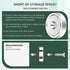 Screws,60lbs+ Countersunk 6 Pack Neosmuk Magnets with Heavy Duty Rare Earth Neodymium Mounting Magnets with Holes