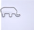 Elephant Shaped Paper Clips, 100 Count, Great for Collectors or Zoo Lovers, Comes in Silver Tin