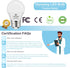 hansang A15 LED E26 Small Light Bulb, Daylight 5000K, 60Watt Equivalent Ceiling Fan Light Bulbs, E26 Standard Base Appliance Light Bulb, 600 Lumen, CRI85+, Eye Protection, 120V, Non-Dimmable 8 Pack by hansang