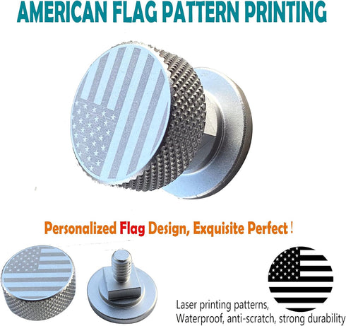 Welding Hood Pipeliner Helmet Fasteners-1Pair, Silver Aluminum Replacement Parts