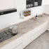 Pink Purple Glossy Marble Contact Paper for Cabinets and Drawers, Peel and Stick Waterproof Modern Kitchen Wallpaper.