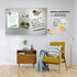 Magnetic Board, 17.1" x 11.8" Magnet Display for Wall, Refrigerator, Cabinet, with Dual Lock Tape for Hanging