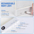 Generic 3 Smart Led Reading Light, Book Light Treasure Box, Rechargeable Clear LED Flat Reading Light with Colors
