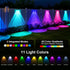 13 IP65 (6) Solar Fence Lights Outdoor Waterproof LED, Lighting Modes, Solar Outdoor Lights Dual Installation Energy