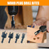 9Pcs Wood Countersink Drill Bit Set, Titanium Tapered Drill Bits for Woodworking and Carpentry