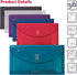 Better Office Products 36 Plastic Envelopes | Reusable Poly Envelopes No.10, 9.75 x 5.5 Inch, Assorted Colors