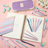 Teling 37 Pcs Aesthetic School Supplies, Includes 12 Pcs Mechanical Pencils and Cute Highlighters