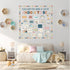 BOHO Motivational Bulletin Board Set Inspirational Classroom Decor with Positive Posters and Rainbow Accent Cutouts