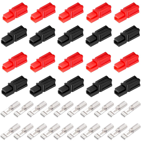 smseace 10Pairs 15/30Amp Power Connectors 1.5-4mm² (20-12AWG) Quick Connect/Disconnect for Forklift/Golf Cart