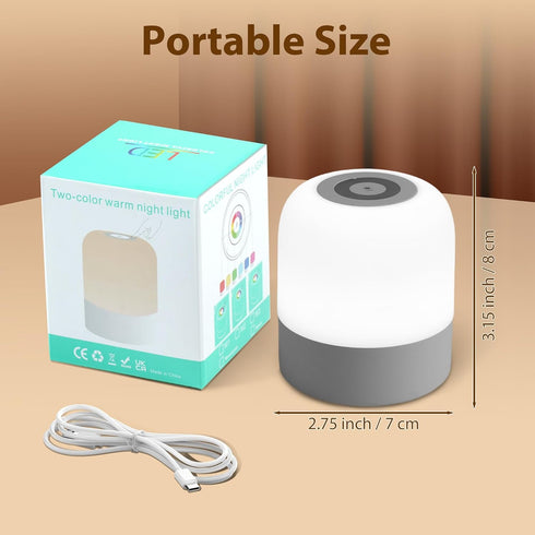 Light,3 Dimmable Portable Baby Night Colours Egg Light for Nursery,Rechargeable Night Light for Kids,Small Cordless