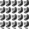 Hilitchi Stainless Steel Black L Bracket Corner Brace 90 Degree Right Angle Brackets