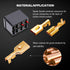 Twidec 100PCS 7.8mm Female Spade Connector - Quick Splice Crimp Terminals Non Insulated Wire Connector for Electrical