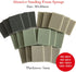 Boxonly 100 30mmx40mm 1200-1500 PCS Foam Sanding Sponge Sandpaper Abrasive Blocks Wet Dry Bodywork Foam Sanding Block