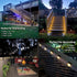 MAIXI 4 16-Pack) Solar Deck Lights Outdoor, PCs LED Solar Fence Lights Waterproof, Garden Decorative Solar Step Lights