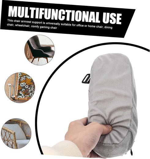 KICHOUSE Memory Foam Armrest Covers for Office Chairs - Comfortable & Durable